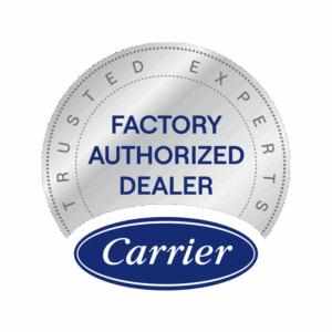 Carrier Factory Authorized Dealer badge