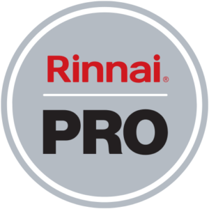Rinnai PRO Contractor Badge, Authorized by Rinnai
